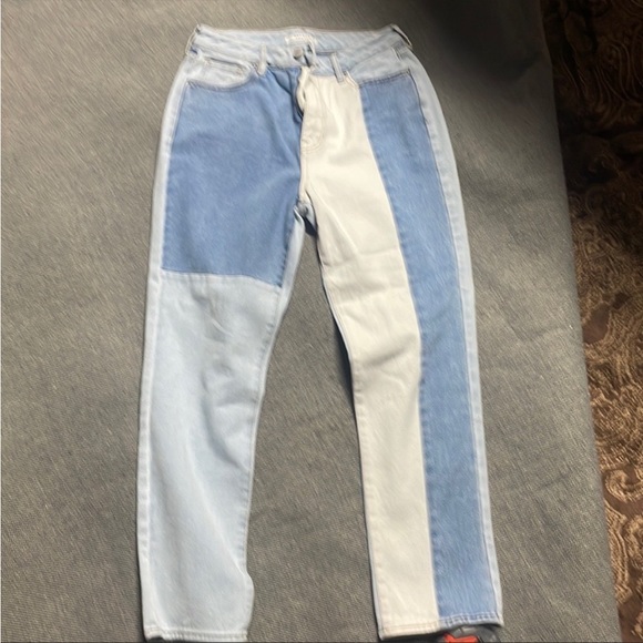 NWOT color block mom jean - Picture 4 of 7